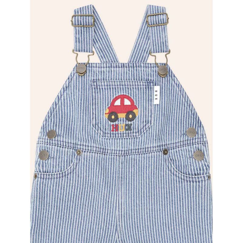 Huxbaby Car Denim Stripe Overall 3-5Y image number 2